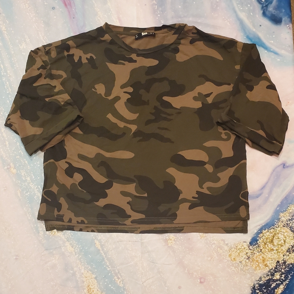 Camouflage Crop Top